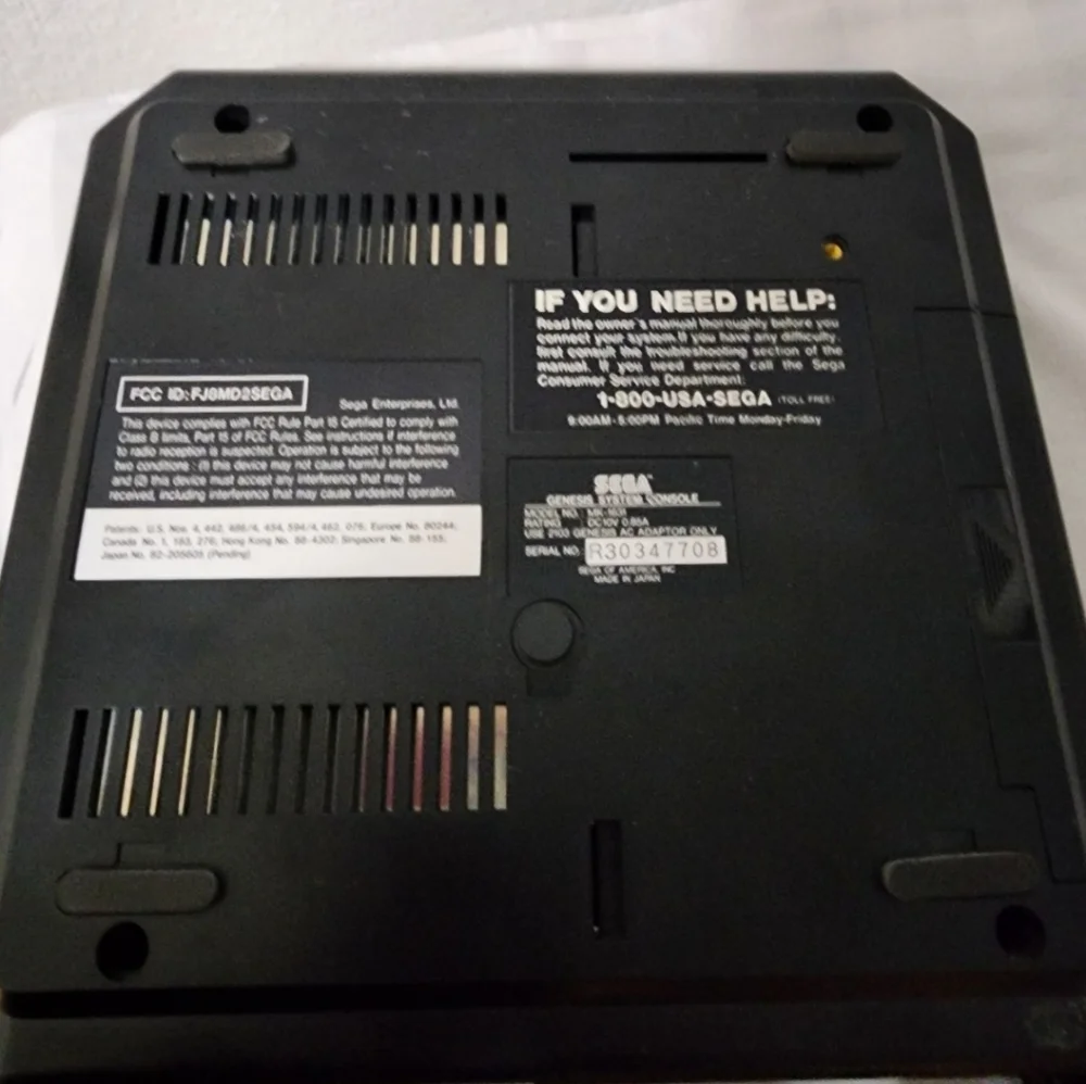 Genesis Black Console with Controllers